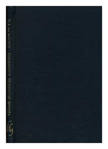 LINDE, ANTONIUS VAN DER (1833-1897) - Benedictus Spinoza : Bibliografie