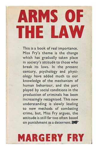 FRY, MARGERY (1874-1958) - Arms of the Law