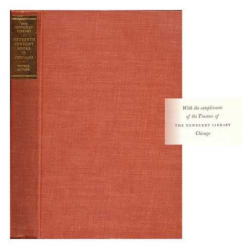 BUTLER, PIERCE (1886-1953) - A Check List of Fifteenth Century Books in the Newberry Library and in Other Libraries of Chicago, Compiled by Pierce Butler