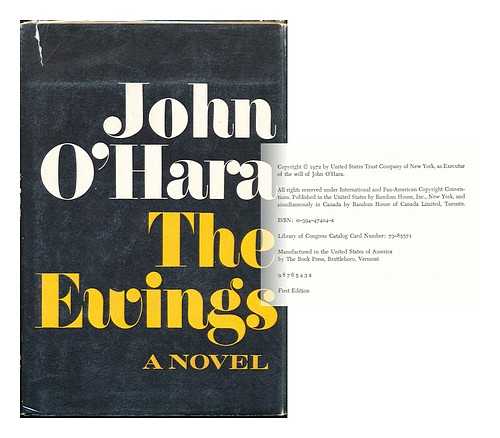 O'HARA, JOHN (1905-1970) - The Ewings