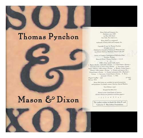 PYNCHON, THOMAS - Mason & Dixon