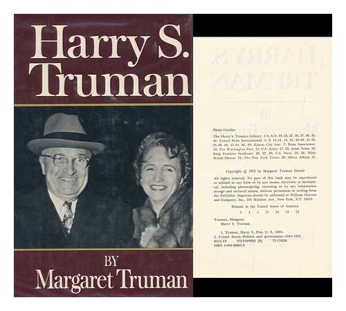 TRUMAN, MARGARET (1924-2008) - Harry S. Truman