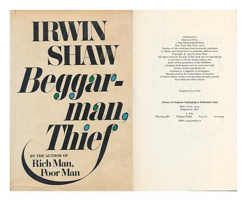 Shaw, Irwin (1913-1984) - Beggarman, Thief / Irwin Shaw