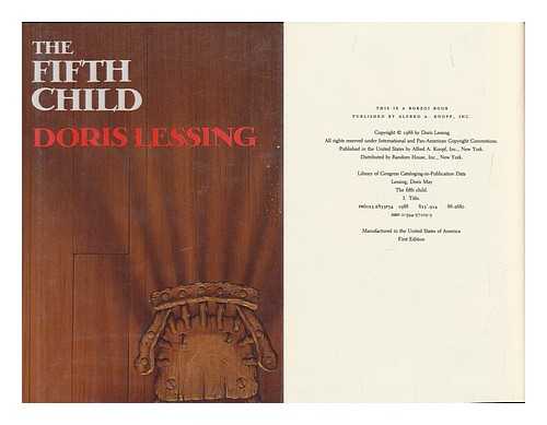 LESSING, DORIS MAY (1919-) - The Fifth Child / Doris Lessing