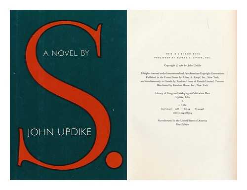 UPDIKE, JOHN - S. / John Updike