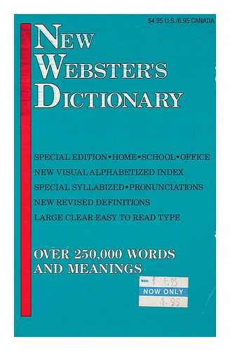 PATTERSON, R. F. - New Webster's Dictionary : 1988 Edition / Edited by R. F. Patterson