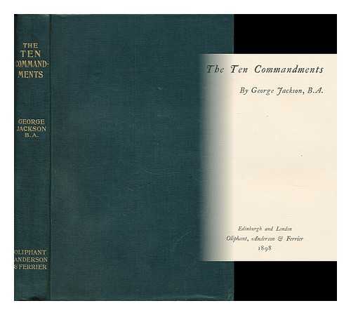 JACKSON, GEORGE (1864-1945) - The Ten Commandments