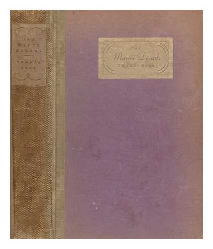 BEER, THOMAS (1889-) - The Mauve Decade : American Life At the End of the Nineteenth Century