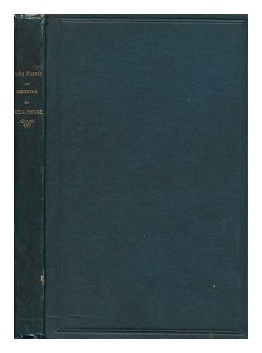 POWICKE, FREDERICK JAMES (1854-1935) - A Dissertation on John Norris of Bemerton / Frederick James Powicke
