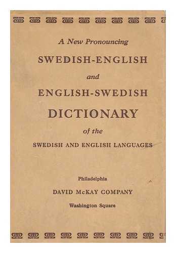 WESSELY, IGNAZ EMANUEL (1841-1900) - Wessely's Swedish-English Dictionary. in Two Parts. Swedish-English, English-Swedish