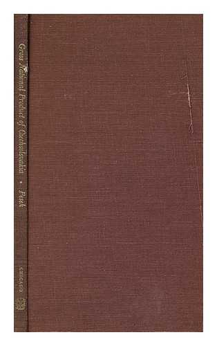 PESEK, BORIS P. - Gross National Product of Czechoslovakia in Monetary and Real Terms, 1946-58, by Boris P. Pesek