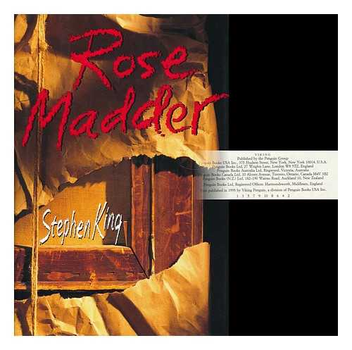 KING, STEPHEN (1947- ) - Rose Madder / Stephen King