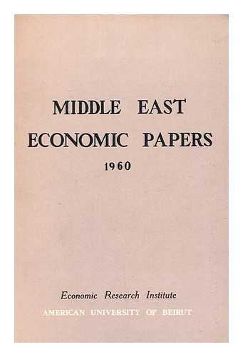 ECONOMIC RESEARCH INSTITUTE - Middle East Economic Papers