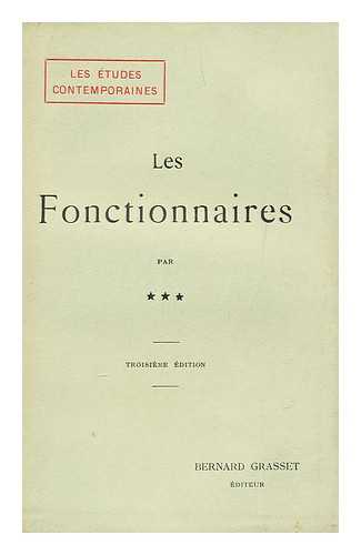 ANONYMOUS - Les Fonctionnaires