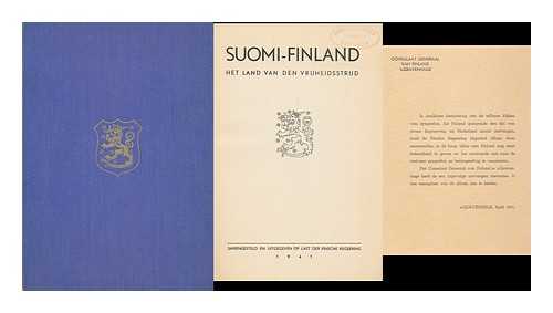 FINLAND - Suomi Finland Het Land Van Der Vrijheidsstrijd