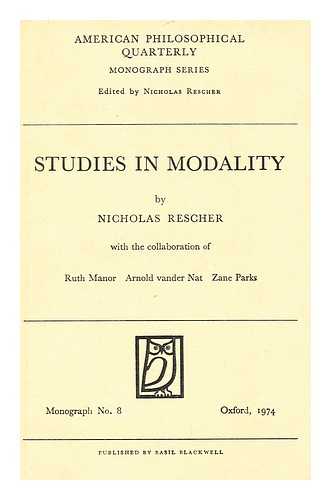 Rescher, Nicholas - Studies in Modality