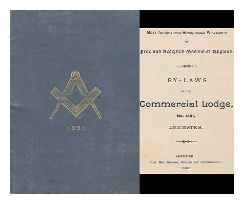 FREEMASONS - By-Laws of the Commercial Lodge, No. 1391