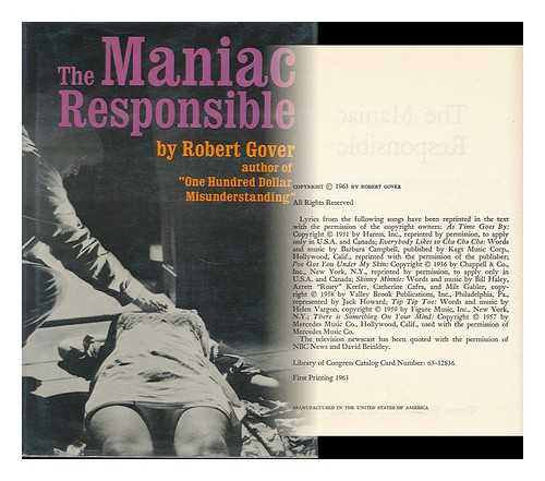 Gover, Robert, (1929-) - The maniac responsible