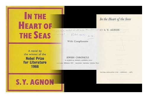 AGNON, SHMUEL YOSEF, (1888-1970) - In the heart of the seas