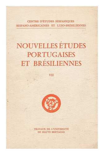 MASSA, FRANCOISE. MASSA, J.-M. CRUZ, L. MERIAN, J.-Y. - Nouvelles etudes portugaises et bresiliennes VII