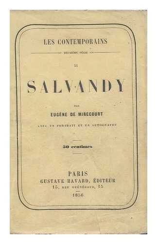 MIRECOURT, EUGENE DE (1812-1880) - Salvandy