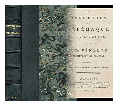 FNELON, FRANCOIS DE SALIGNAC DE LA MOTHE (1651-1715) - Les aventures de Tlmaque : fils d'Ulysse. Par M. De Fnlon, Archevque de Cambrai