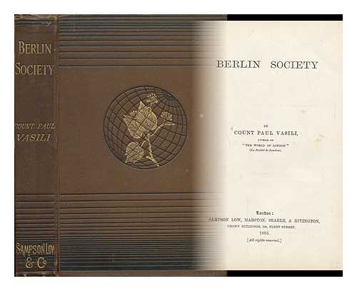 VASIL, COUNT PAUL - Berlin Society