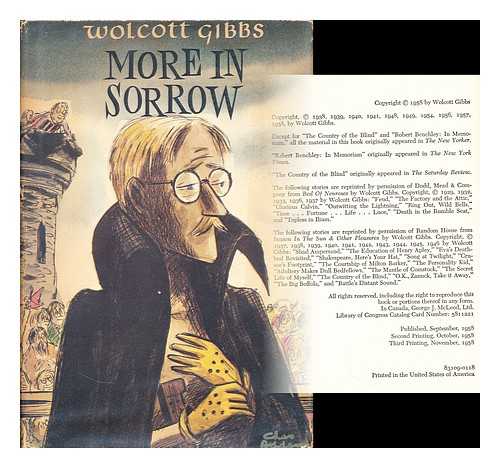 GIBBS, WOLCOTT (1902-1958) - More in sorrow