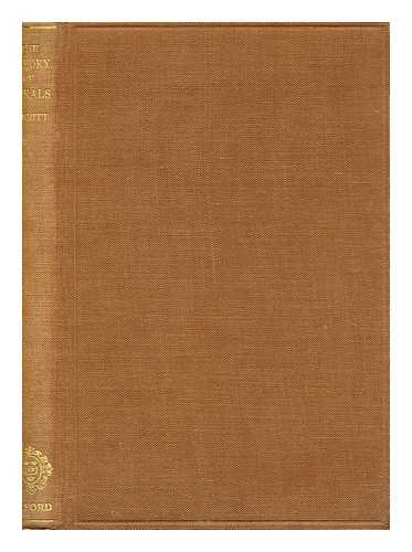 CARRITT, E. F. (EDGAR FREDERICK)  (1876-1964) - The theory of morals  : an introduction to ethical philosophy
