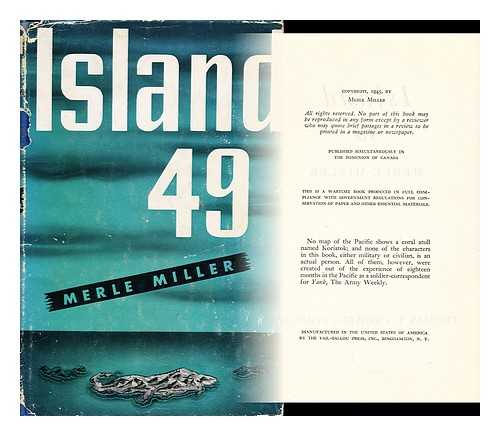 MILLER, MERLE (1919-1986) - Island 49