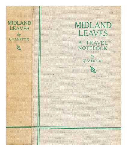 BYFORD-JONES, W. - Midland leaves  : a travel notebook