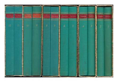 CASANOVA DE SEINGALT, GIACOMO GIROLAMO, (1725-1798) - Geschichte meines Lebens [complete in 12 volumes]