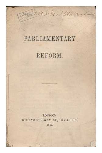 GIBBS, EDWARD J. - Parliamentary reform