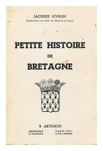 LEVRON, JACQUES  (1906-?) - Petite histoire de Bretagne