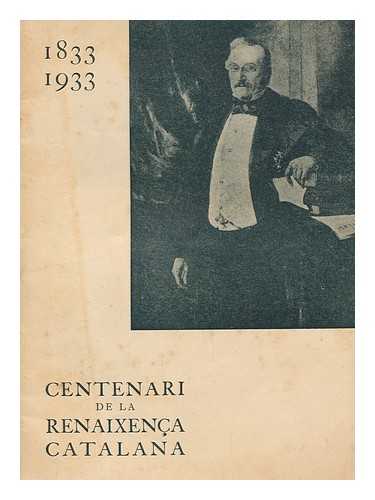 PALESTRA - Palestra : commemoraci occitana del Centenari de la Renaixenca Catalana [1833-1933]