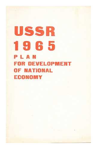 KOSYGIN, ALEKSEY NIKOLAYEVICH (1904-1980) - 1965 State plan for economic development of the USSR  : report by A. Kosygin at USSR Supreme Soviet session, December 9, 1964