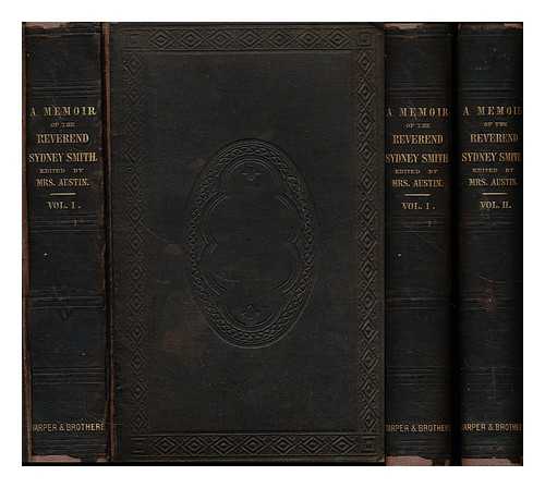 SMITH, SYDNEY (1771-1845) - A memoir of the Reverend Sydney Smith 