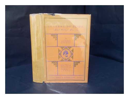 STERNE, LAURENCE (1713-1768) - A sentimental journey through France and Italy : with selections from the journals, sermons and coffespendence of / Laurence Sterne ; edited with an introduction by Professer Wilbur L. Cross