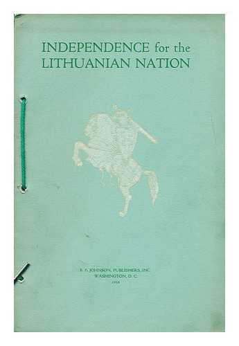 NORUS, T. - Independence for the Lithuanian nation 