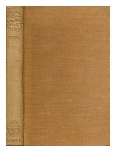 TANNER, J. R. (JOSEPH ROBSON),  (1860-1931) - English constitutional conflicts of the seventeenth century, 1603-1689