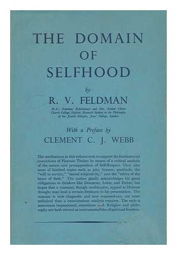 FELDMAN, REGINALD VIVIAN - The domain of selfhood