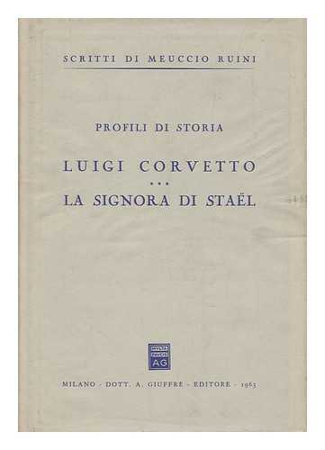 RUINI, MEUCCIO (1877-1970) - Luigi Corvetto : La signora di Stael