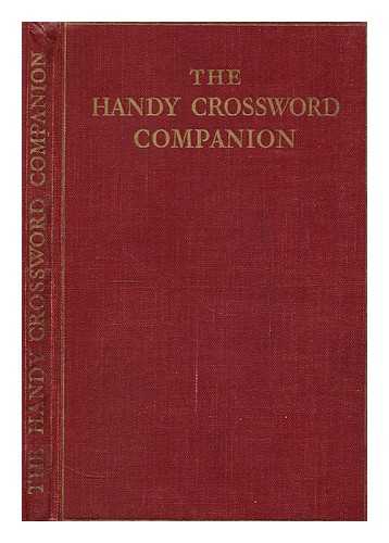 'SENIOR WRANGLER' OF THE LEADER - The handy crossword companion