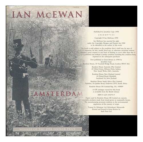 MCEWAN, IAN - Amsterdam / Ian McEwan