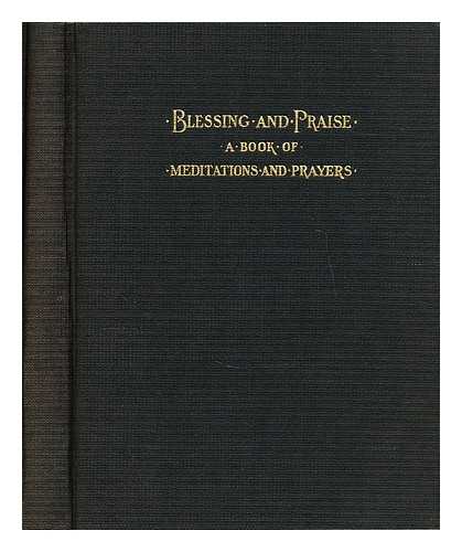 THE CENTRAL CONFERENCE OF AMERICAN RABBIS - Blessing and praise