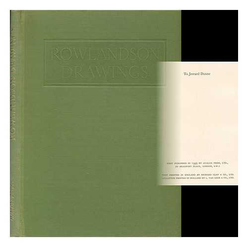ROWLANDSON, THOMAS (1756-1827) - Rowlandson drawings / edited and introduced by Adrian Bury