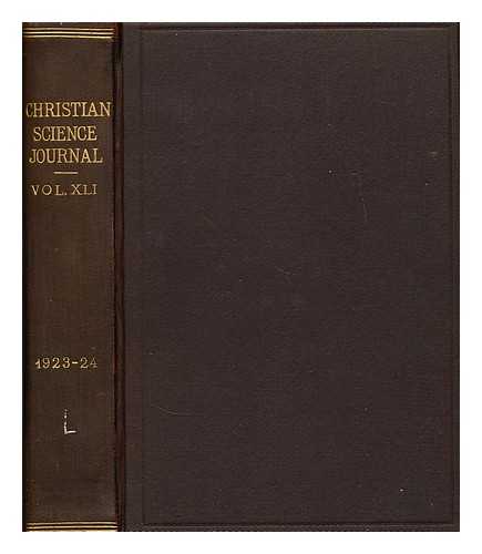 EDDY, MARY (BAKER) - The Christian Science journal - Vol. XLI  April 1923. No. 1