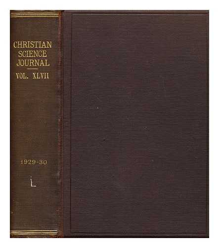 EDDY, MARY (BAKER) - The Christian Science journal - Vol. XLVII  April 1929. No. 1