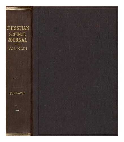 EDDY, MARY (BAKER) - The Christian Science journal - Vol. XLIII  April 1925. No. 1