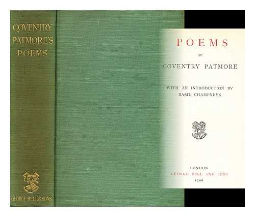 PATMORE, COVENTRY KERSEY DIGHTON (1823-1896) - Poems